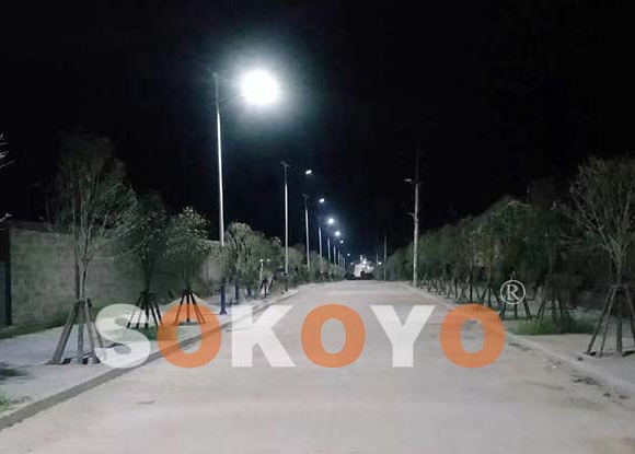 福建南平光澤縣太陽能路燈亮燈案例